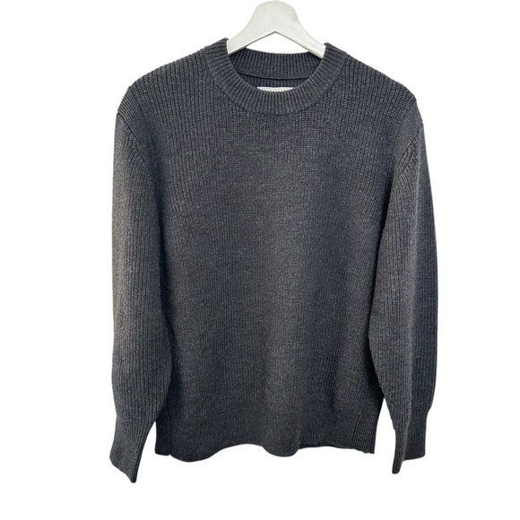 APIECE APART Everyday Merino Wool Sweater Grey - Picture 2 of 6